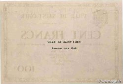100 Francs FRANCE regionalism and miscellaneous Saint-Omer 1940 BU.93.01 AU+