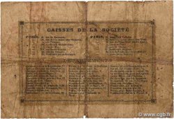 1 Franc Société Générale FRANCE regionalism and miscellaneous Paris 1871 JER.75.02A VG