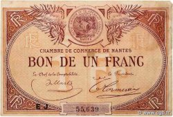 1 Franc FRANCE regionalism and miscellaneous Nantes 1918 JP.088.27