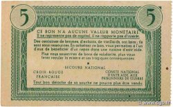5 Francs BON DE SOLIDARITÉ FRANCE regionalism and miscellaneous  1941 KL.05B VF