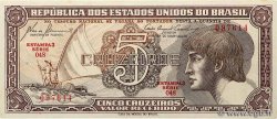 5 Cruzeiros BRASIL  1961 P.166a