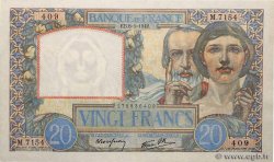20 Francs TRAVAIL ET SCIENCE FRANCE  1942 F.12.21