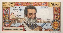 50 Nouveaux Francs HENRI IV FRANKREICH  1959 F.58.02 VZ