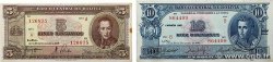 5 et 10 Bolivianos Lot BOLIVIA  1945 P.138a et P.139b