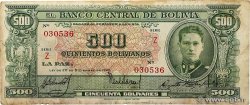 500 Bolivianos BOLIVIA  1945 P.148