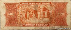 500 Bolivianos BOLIVIE  1945 P.148 TB+