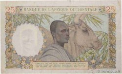 25 Francs FRENCH WEST AFRICA  1943 P.38 MBC
