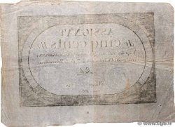 500 Livres FRANCE  1794 Ass.47a F+