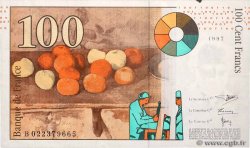 100 Francs CÉZANNE FRANCE  1997 F.74.01 VF