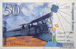 50 Francs SAINT-EXUPÉRY FRANCE  1992 F.72.01b TTB+