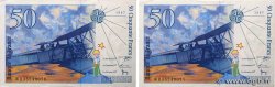 50 Francs SAINT-EXUPÉRY modifié Consécutifs FRANCE  1997 F.73.04 SUP