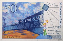 50 Francs SAINT-EXUPÉRY modifié FRANCE  1997 F.73.04 SUP