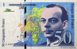 50 Francs SAINT-EXUPÉRY modifié  FRANCIA  1997 F.73.04