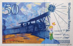 50 Francs SAINT-EXUPÉRY modifié FRANCIA  1994 F.73.01a q.SPL