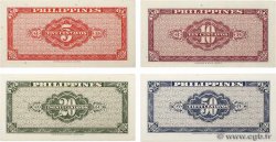 5, 10, 20 et 50 Centavos Lot PHILIPPINES  1942 P.126, P.120, P.130b et P.131a NEUF