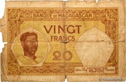 20 Francs MADAGASCAR  1948 P.037 MC