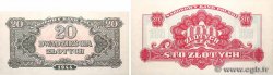 20 et 100  Zlotych Lot POLEN  1979 P.CS5 fST+