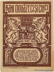 25 Bani RUMANIA  1917 P.070 SC