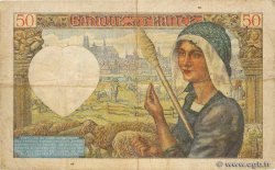50 Francs JACQUES CŒUR FRANCE  1941 F.19.07 B+