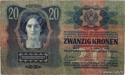 20 Haleru / 20 Korun TCHÉCOSLOVAQUIE  1919 P.002a TB