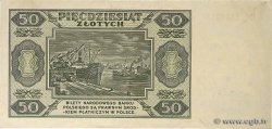 50 Zlotych POLEN  1948 P.138 SS