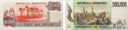 10000 et 500000 Pesos Lot ARGENTINE  1976 P.309 NEUF