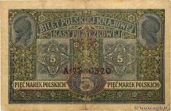 5 Marek POLOGNE  1917 P.010 pr.TB