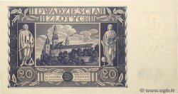 20 Zlotych POLOGNE  1936 P.077 pr.NEUF