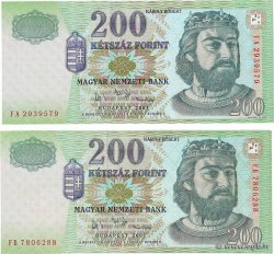 200 Forint Lot UNGARN  2007 P.187g