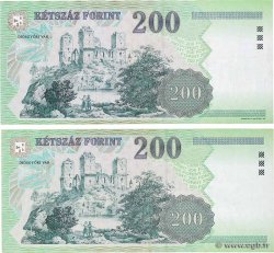 200 Forint Lot UNGARN  2007 P.187g fSS