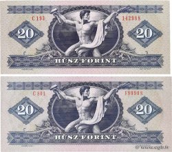 20 Forint Lot UNGARN  1975 P.169f VZ+