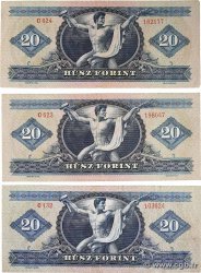 20 Forint Lot UNGARN  1969 P.169e fSS