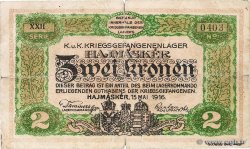 2 Kronen UNGARN Hajmasker 1916 P.- fS