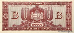 100000 B-Pengö HUNGRíA  1946 P.133 SC+