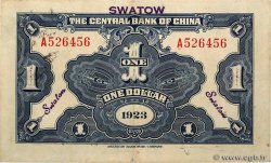 1 Dollar CHINE Swatow 1923 P.0171f TTB