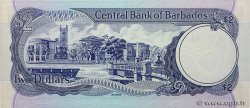 2 Dollars BARBADOS  1980 P.30a q.FDC