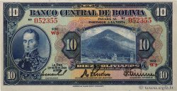 10 Bolivianos BOLIVIA  1928 P.121a
