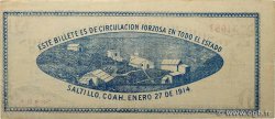 1 Peso MEXIQUE Saltillo 1914 PS.0645 TTB
