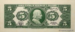 5 Colones EL SALVADOR  1983 P.134a FDC