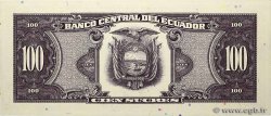 100 Sucres ÉQUATEUR  1990 P.123 NEUF
