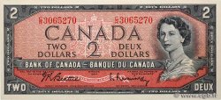 2 Dollars KANADA  1954 P.076b