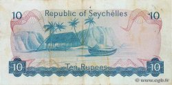10 Rupees SEYCHELLES  1976 P.19a VF+