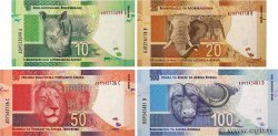 10 au 100 Rand Lot AFRIQUE DU SUD  2012 P.133 au P.136 NEUF