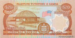 20 Tala SAMOA  1985 P.28 AU+
