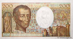 200 Francs MONTESQUIEU FRANCE  1990 F.70.10a AU