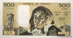 500 Francs PASCAL FRANCE  1985 F.71.33