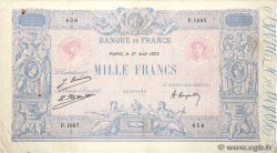 1000 Francs BLEU ET ROSE FRANCIA  1923 F.36.39