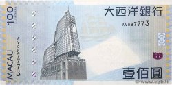 100 Patacas MACAU  2013 P.082c UNC
