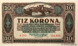 10 Korona HUNGARY  1920 P.060