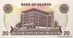 20 Shillings UGANDA  1973 P.07c q.FDC